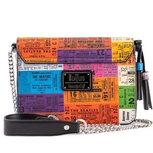 Loungefly The Beatles Ticket Stub Crossbody Bag
